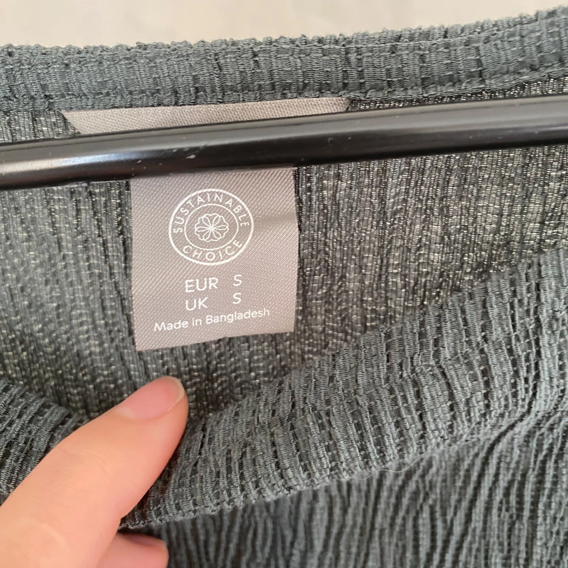 Grå/grön  ärmlös långklänning  - 2