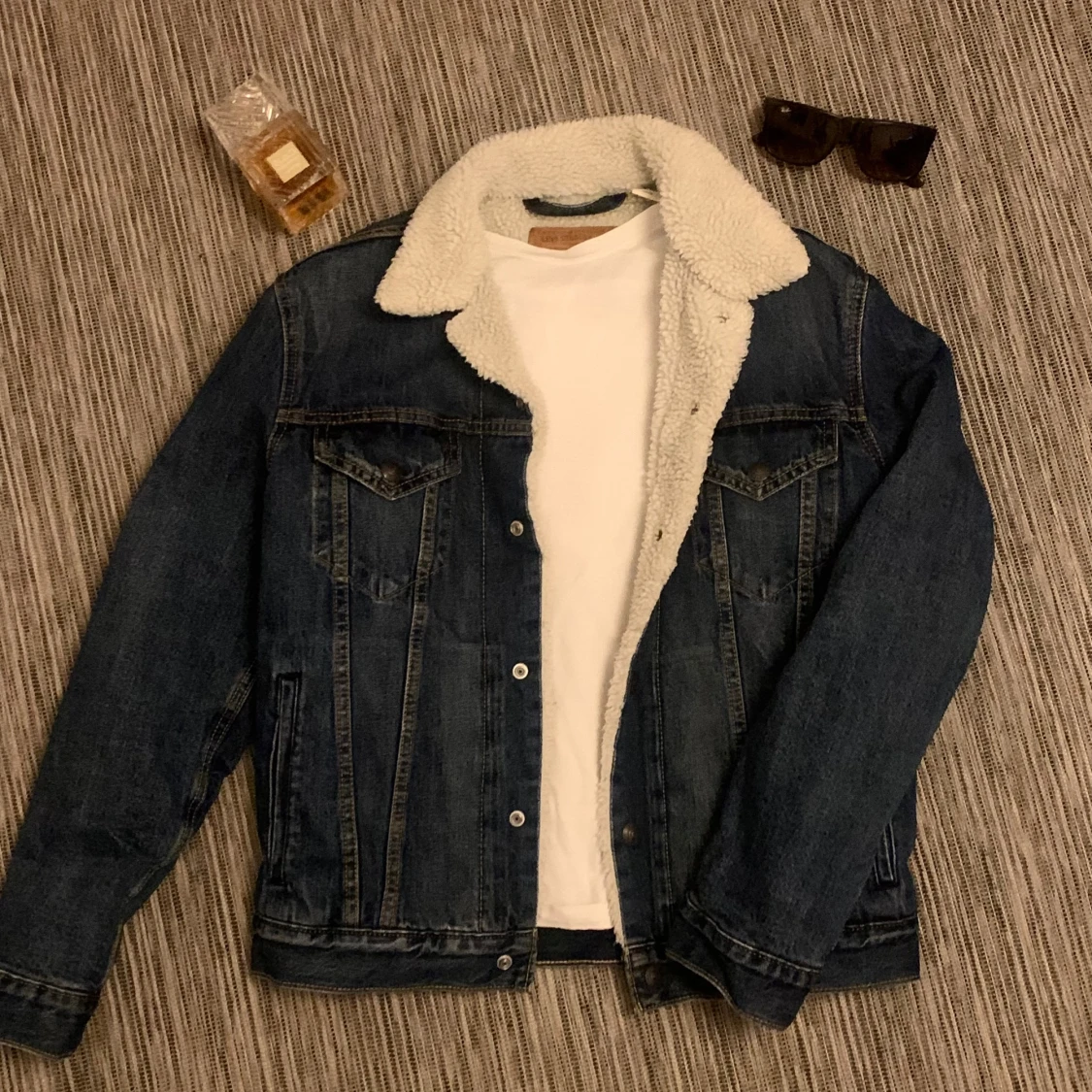 Levi's jeansjacka med teddyfoder - 1