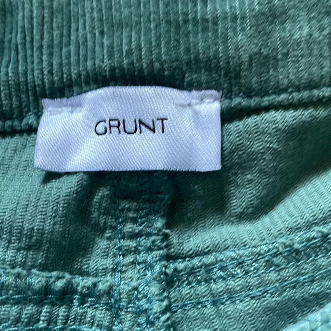 Gröna bootcut byxor - 3