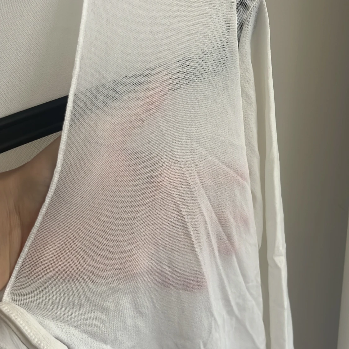 Vit långärmad strandklänning Vero Moda - 1