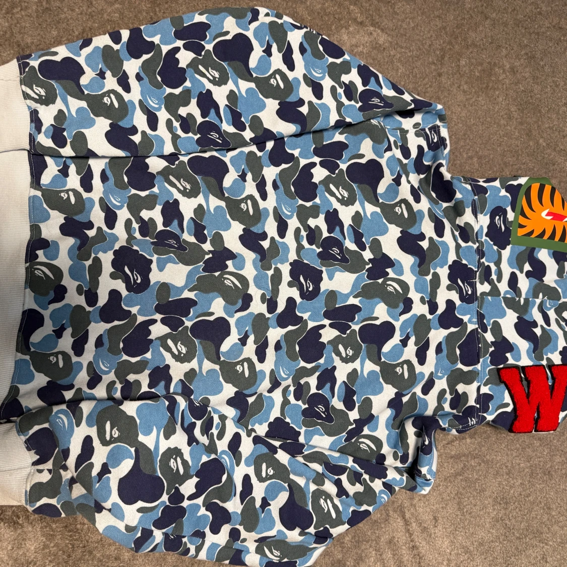 BAPE camo zip hoodie shark S - 1