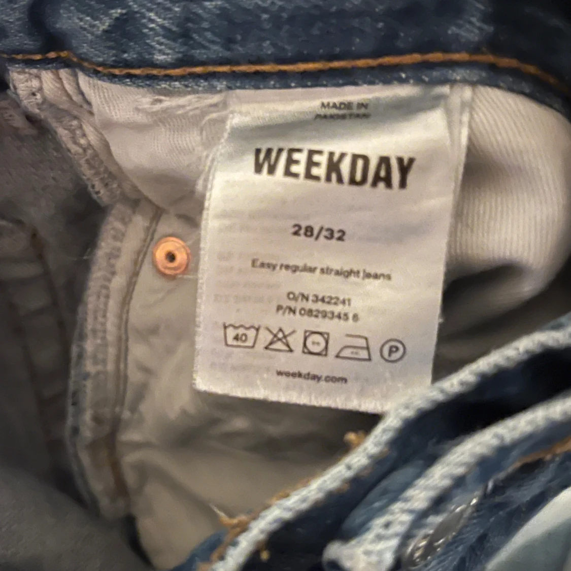 Blå jeans från Weekday - 2