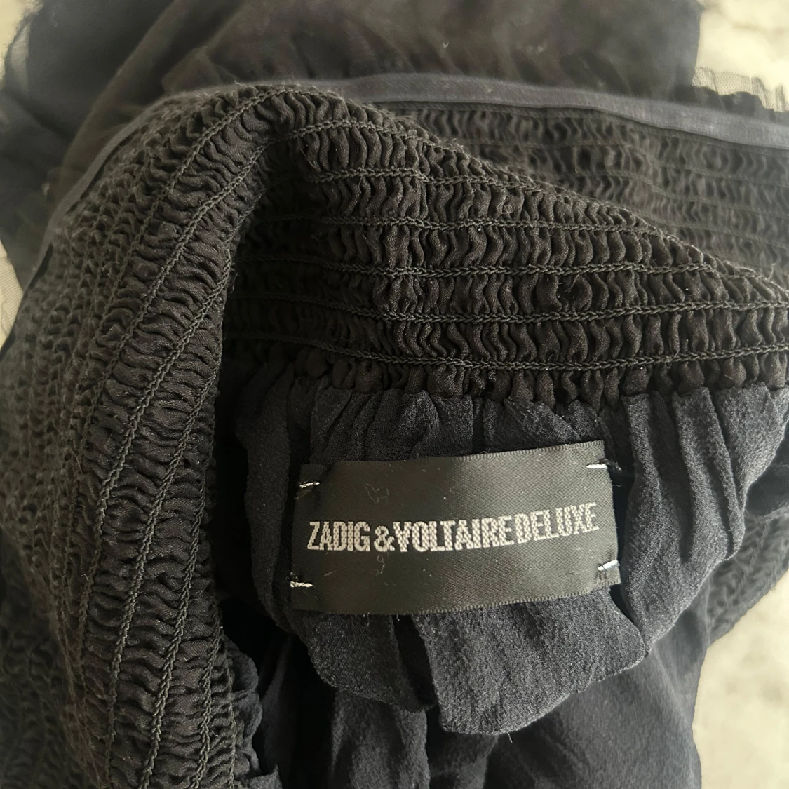 Svart minikjol från Zadig & Voltaire i 100% siden - 1