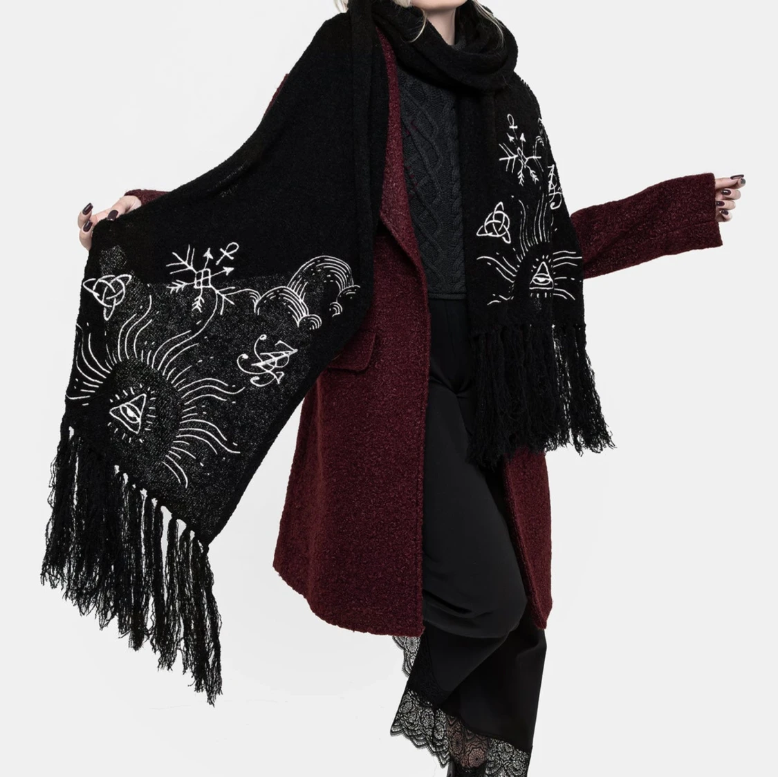 Disturbia Halsduk i ullblanding🔮🦇