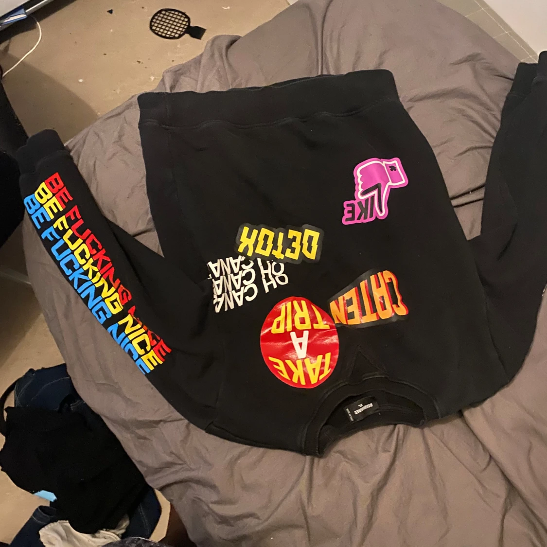 Svart tröja från Dsquared2 med tryck - 2