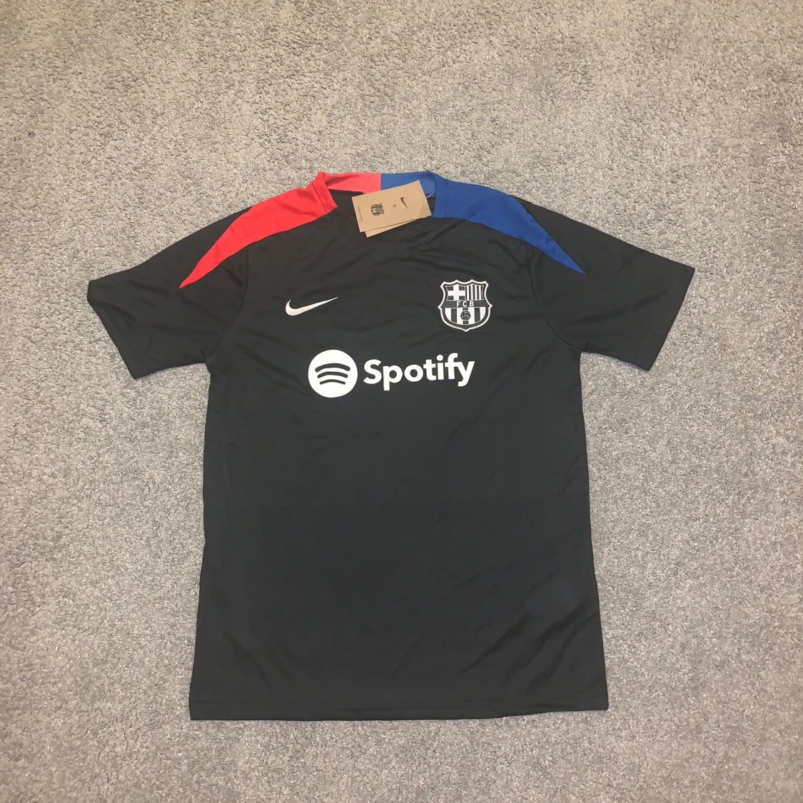 FC Barcelona svart Nike fotbollströja