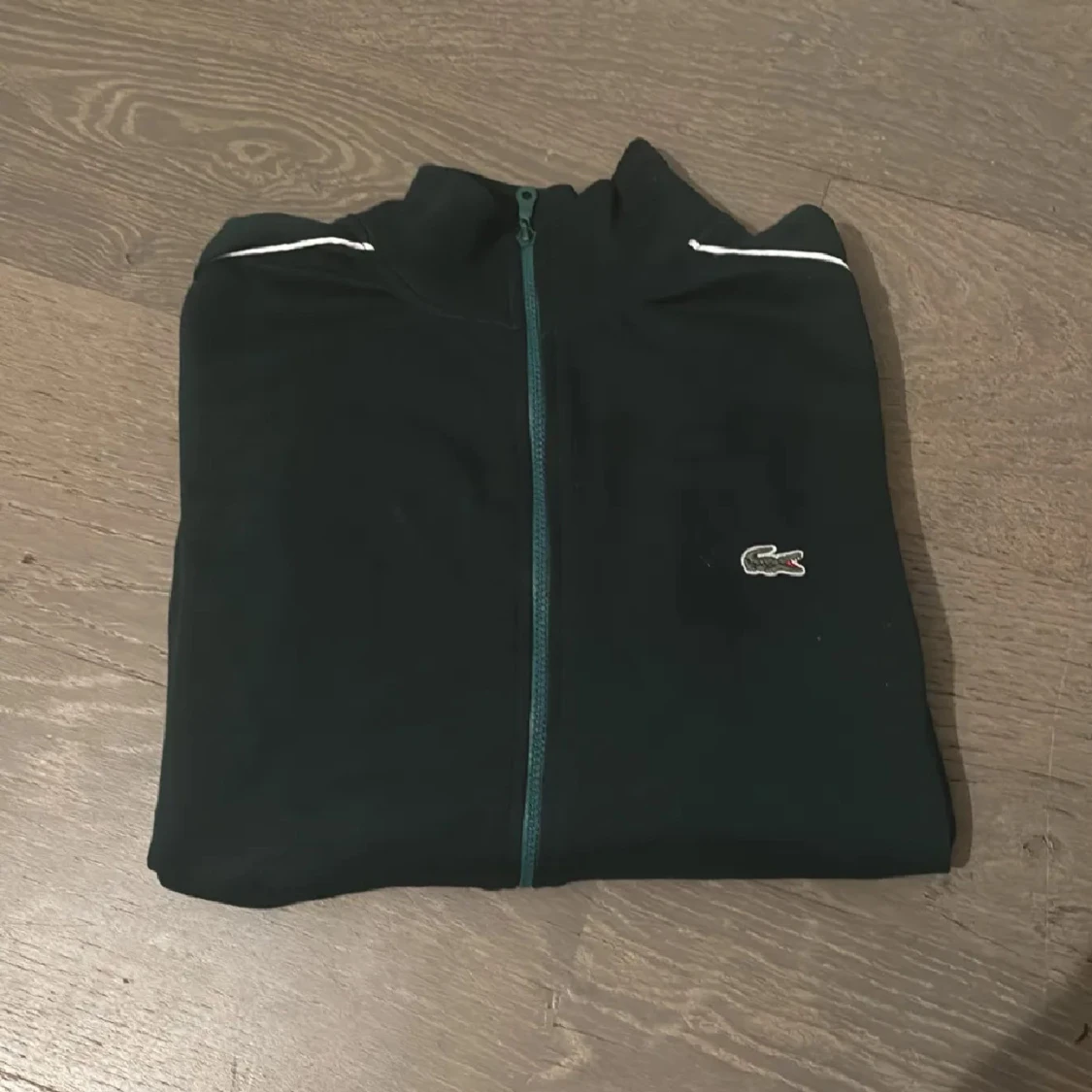 Mörkgrön track jacket från Lacoste - 2