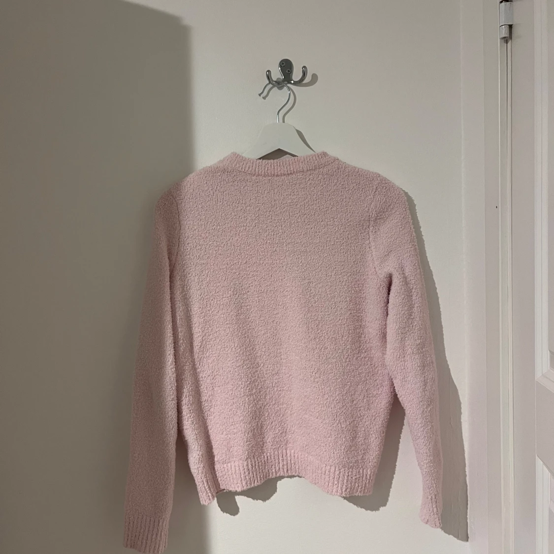 Rosa stickad stickad tröja i storlek S från SHEIN - 2