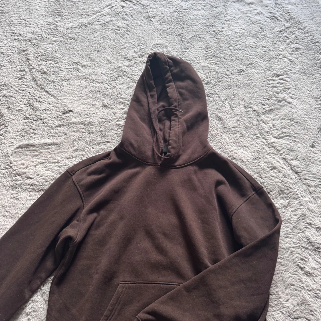 Brun hoodie från H&M Relaxed Fit