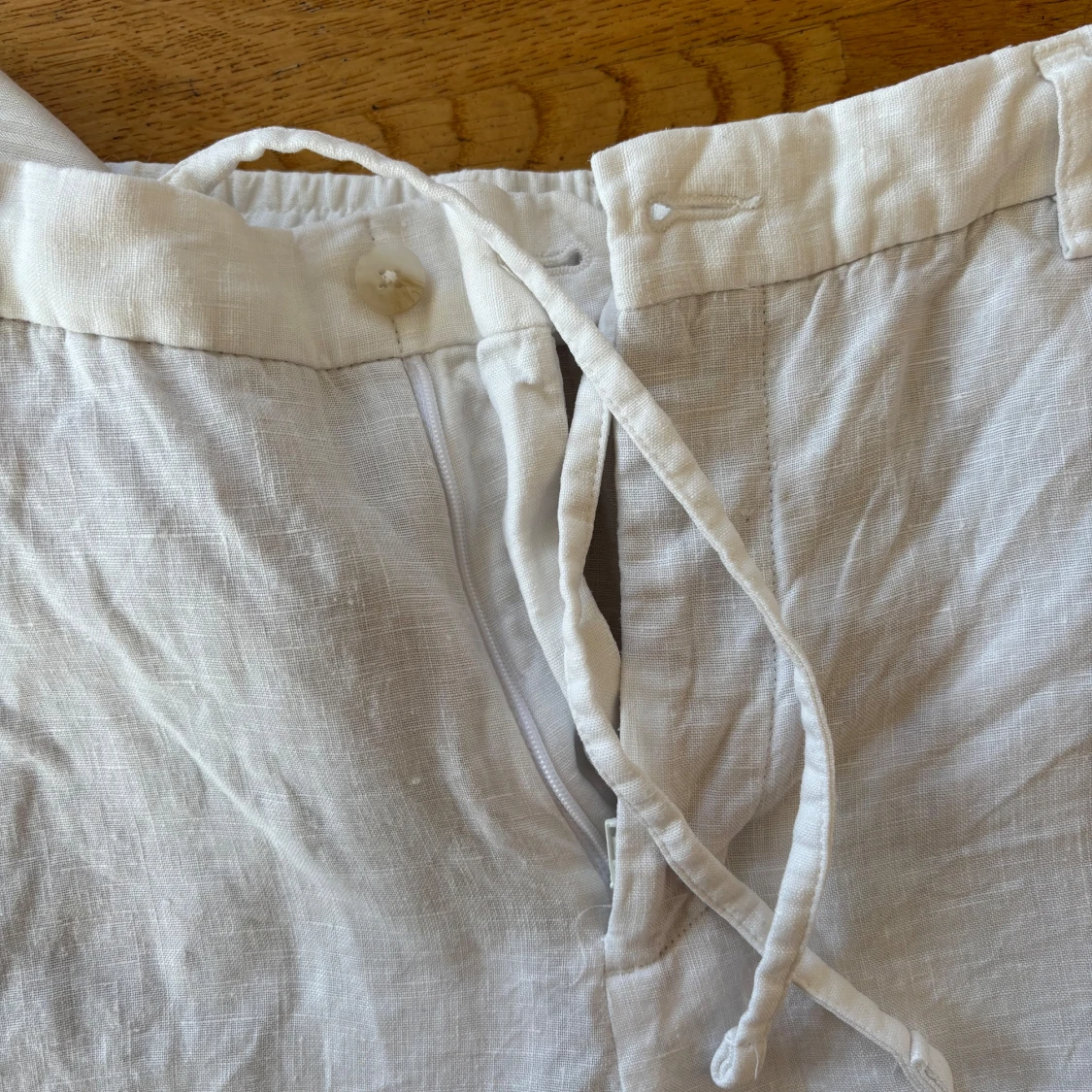 Vita linnebyxor - 3