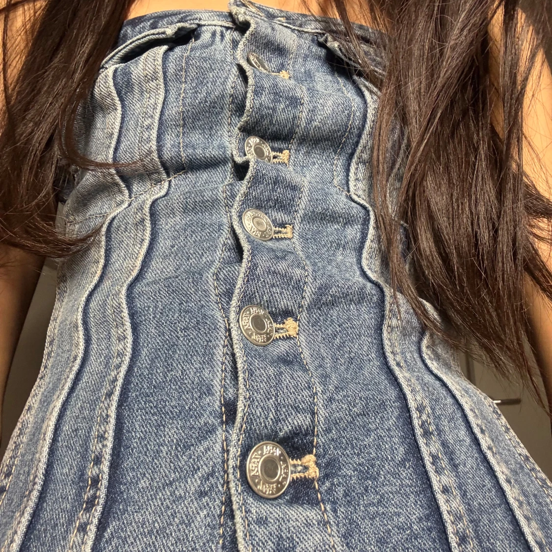 Jeans tubtopp ZARA - 1