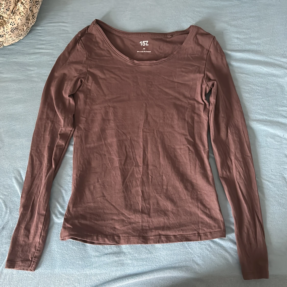 Brun långärmad topp från 157 XS - 1
