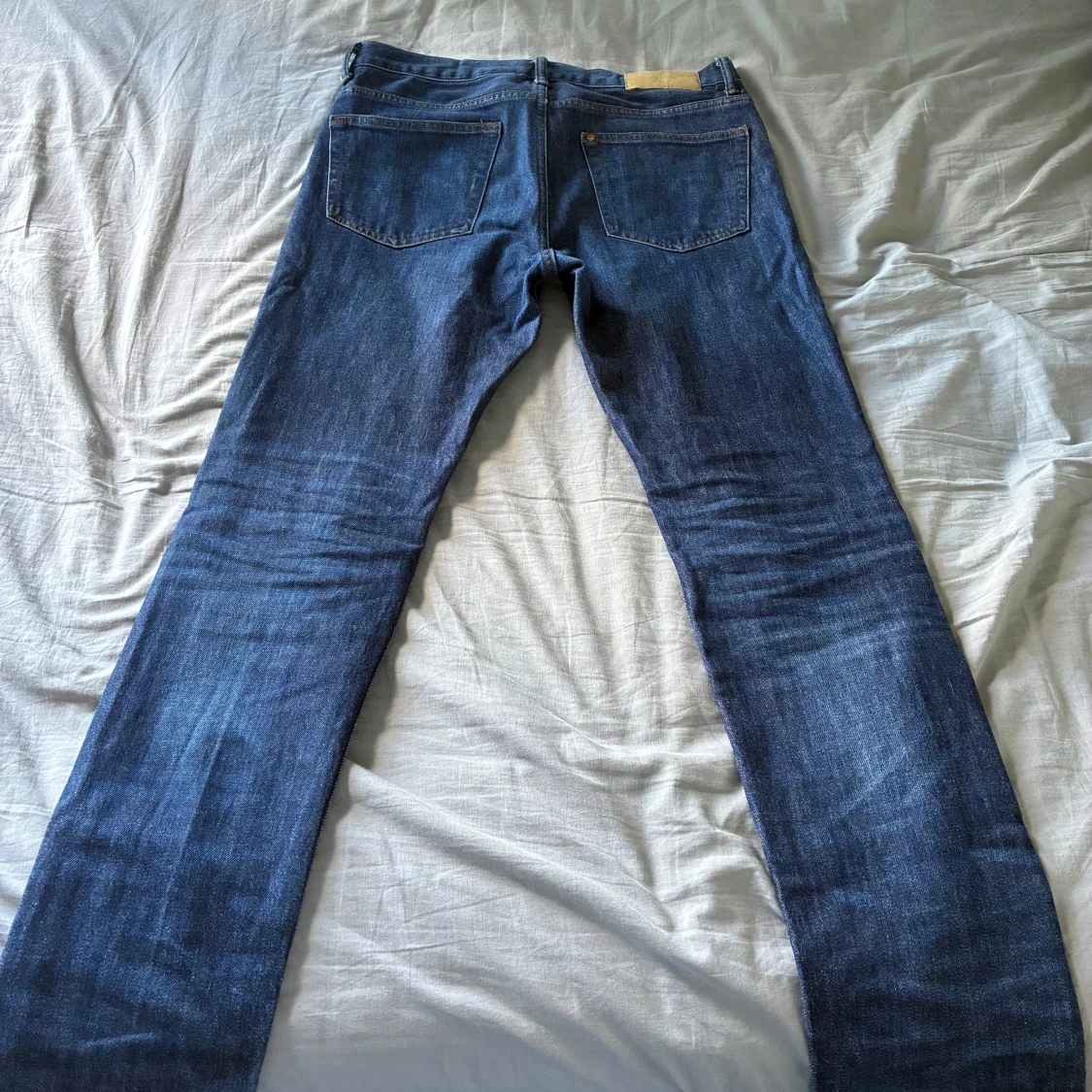Slim blå jeans från &Denim, 31/32 - 2