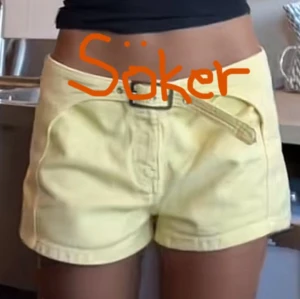 SÖKER gula shorts från mango - Söker med ljus och lykta efter dessa shortsen från mango. Storlek 36 eller 38. 