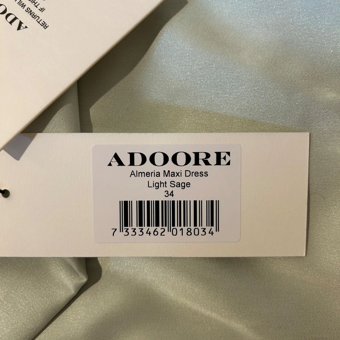 Ljusgrön långklänning från ADOORE - 3