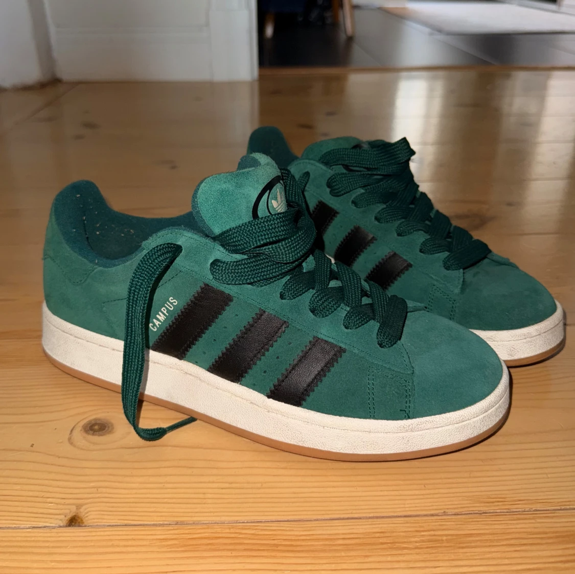 Adidas Campus gröna sneakers - 1