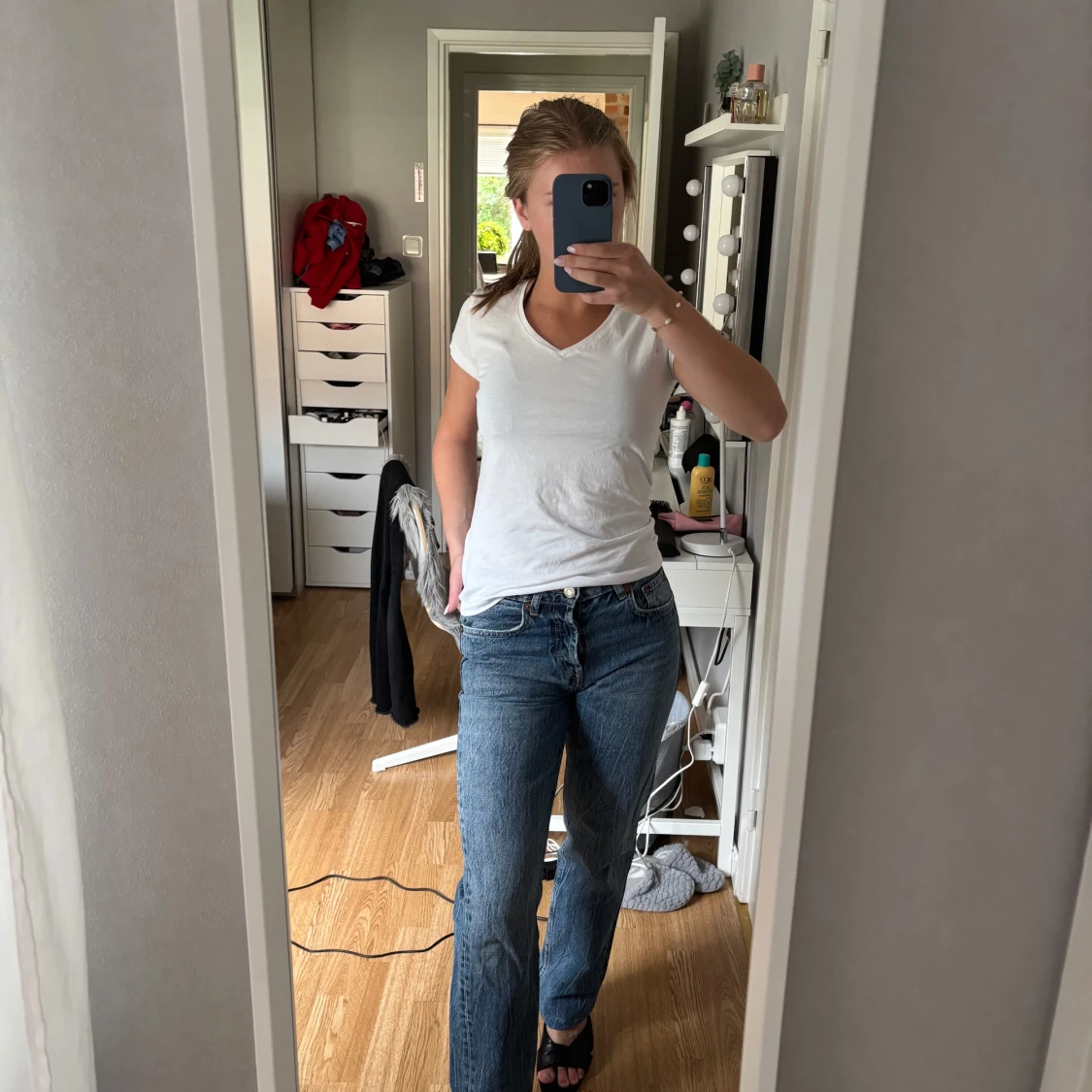 Zara midrise jeans