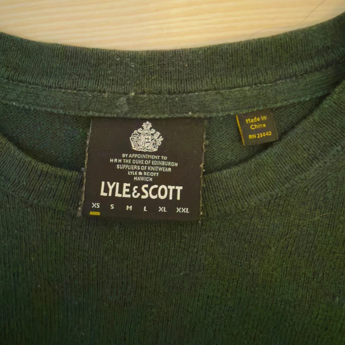 Grön Stickad Lyle & Scott - 1
