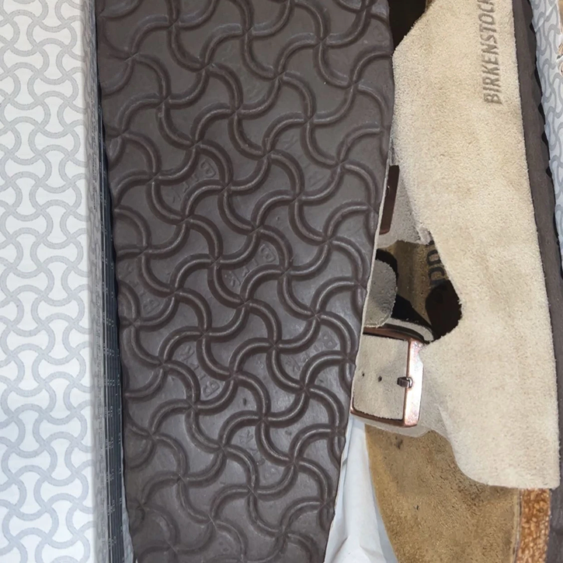 Beige sandaler från Birkenstock - 3