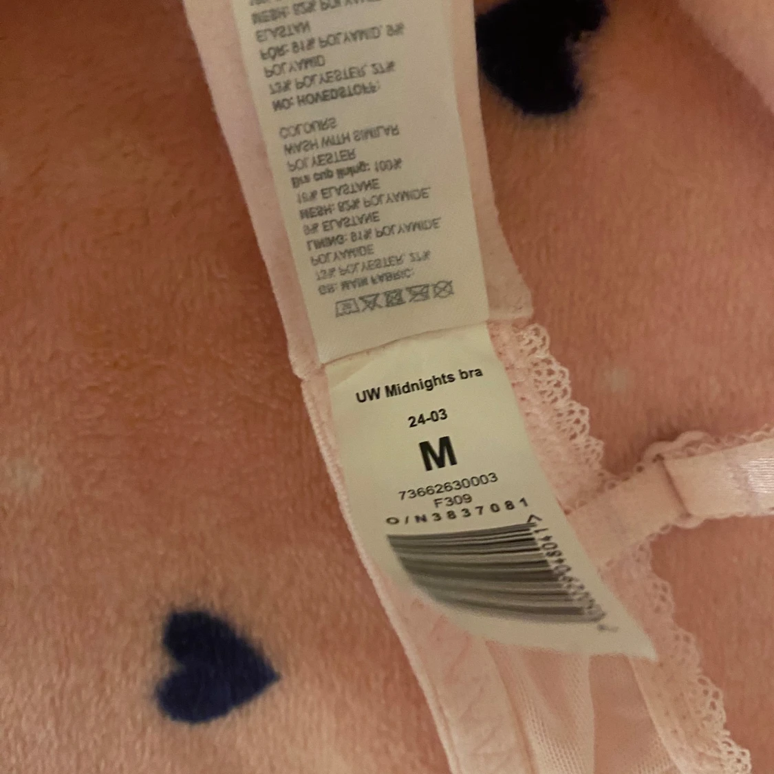 Ljusrosa spets bh  - 2