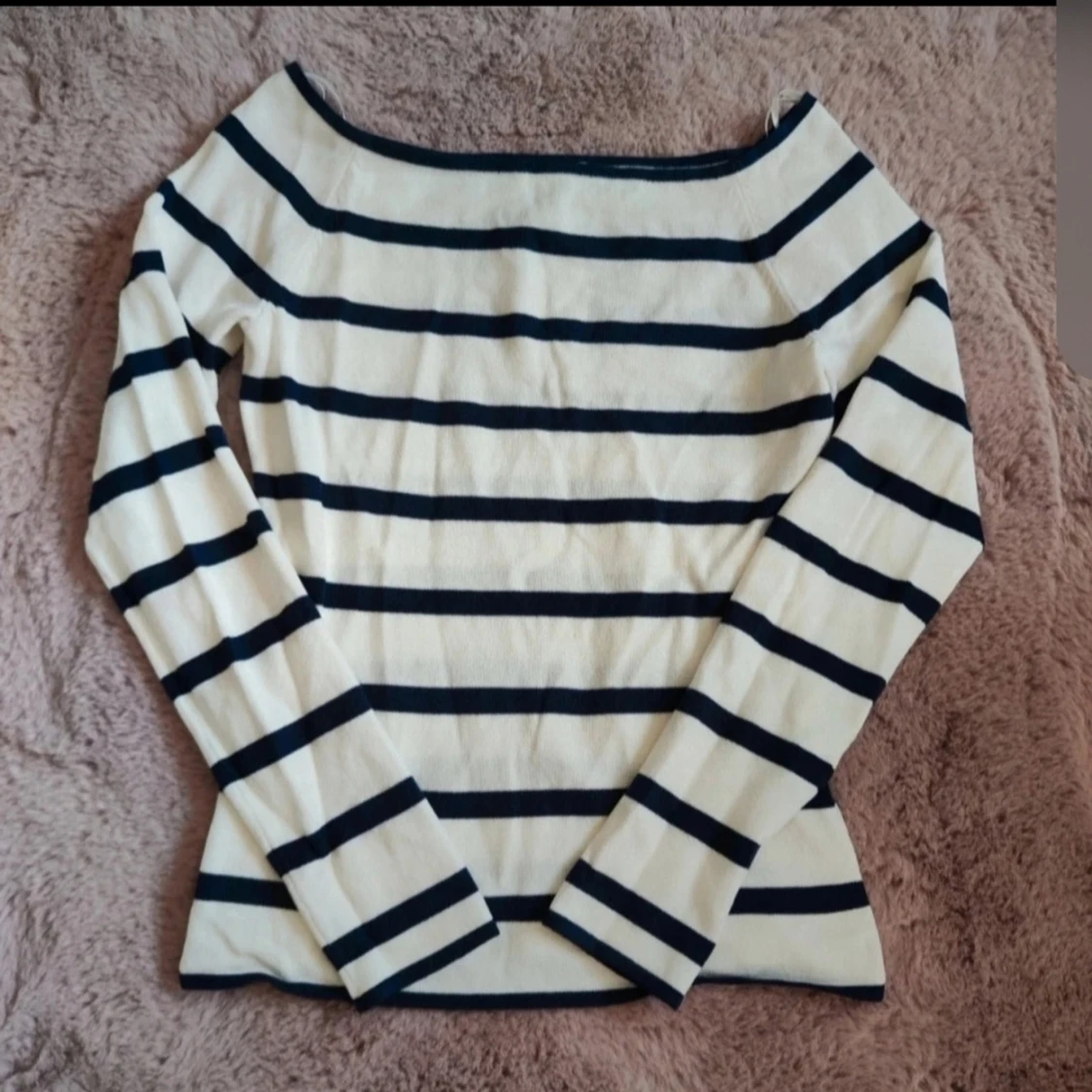 Randig långärmad topp från H&M - 1