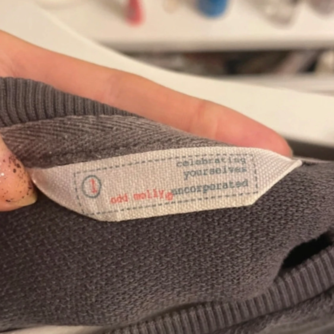 Grå långärmad tröja från Odd Molly - 2