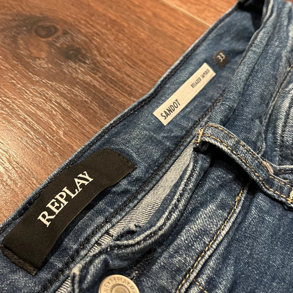 Blå jeans från Replay modell sandot  - 4