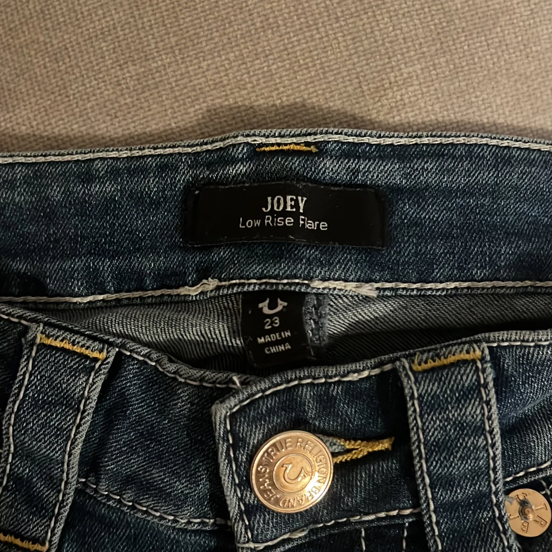 True Religion Joey Low Rise Flare Jeans - 3