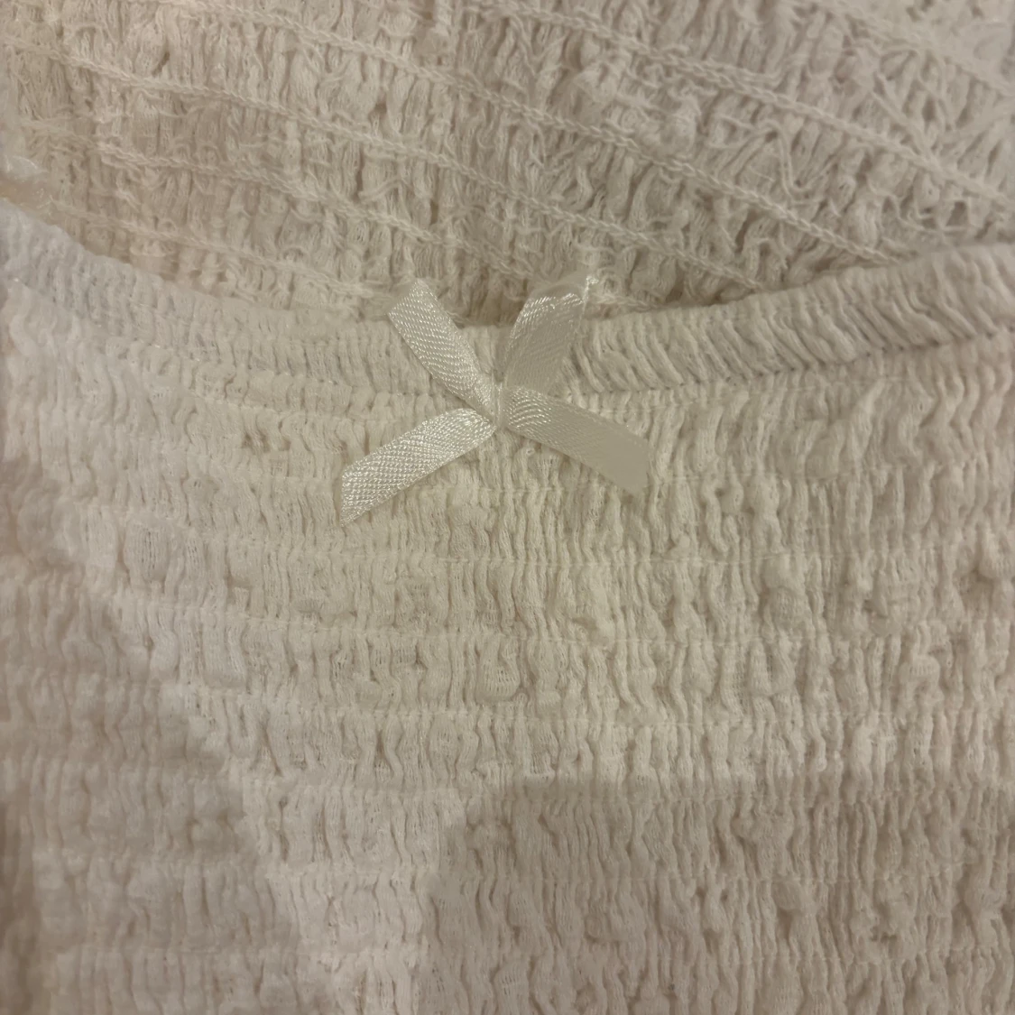 Vit kort klänning från Gina Tricot - 2