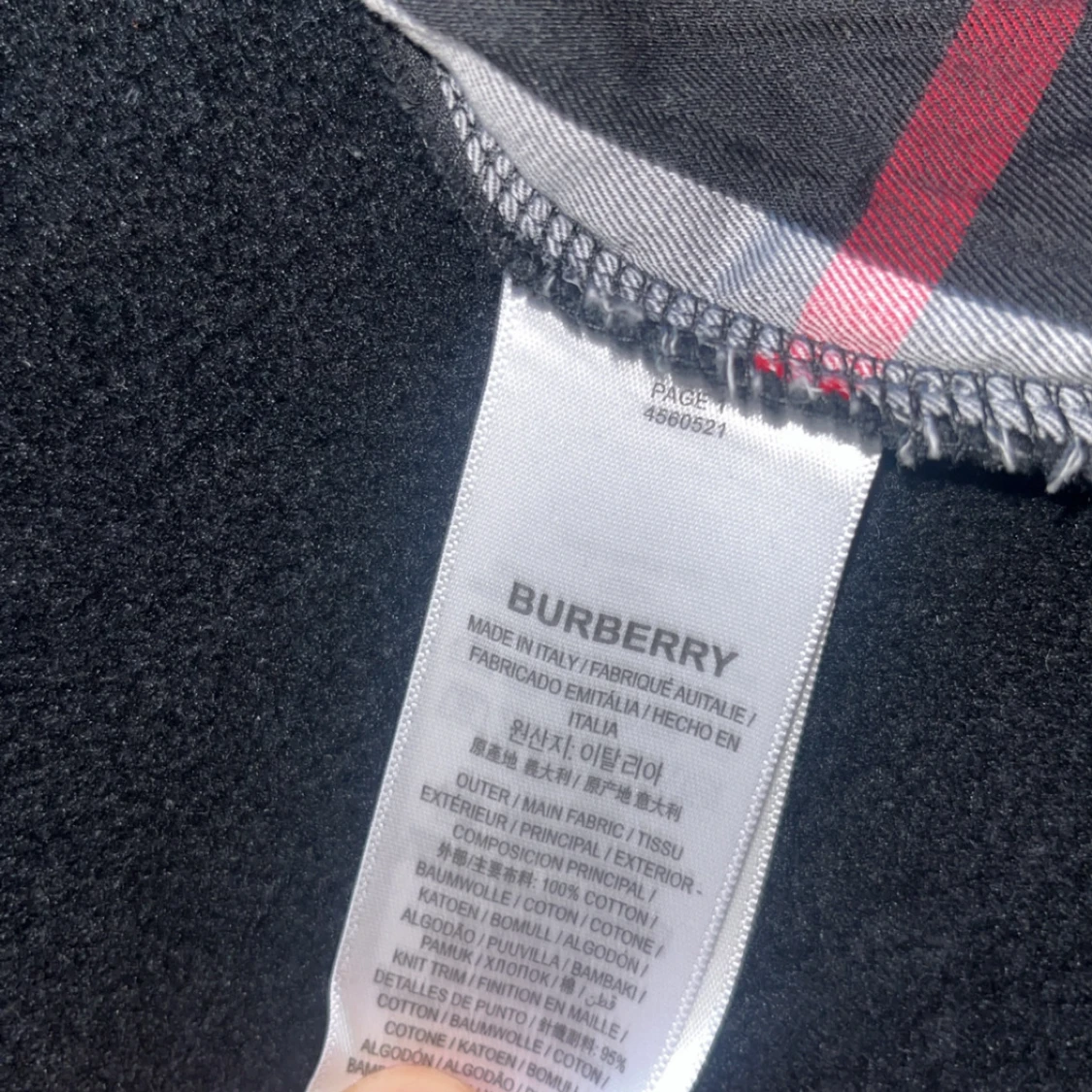 Svart hoodiejacka från Burberry - 3