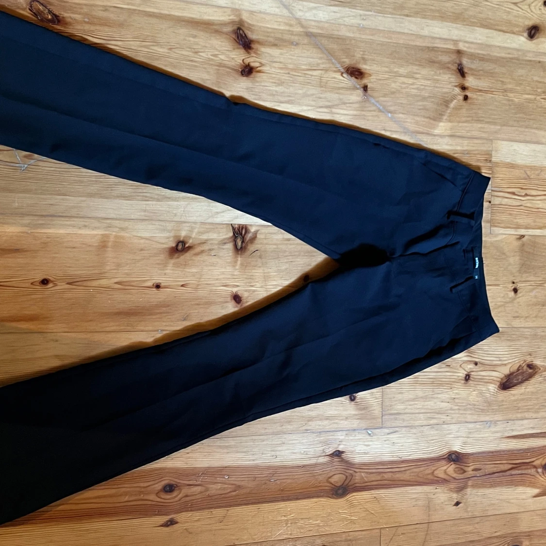 Svarta Populära Lågmidjade kostymbyxor - 2