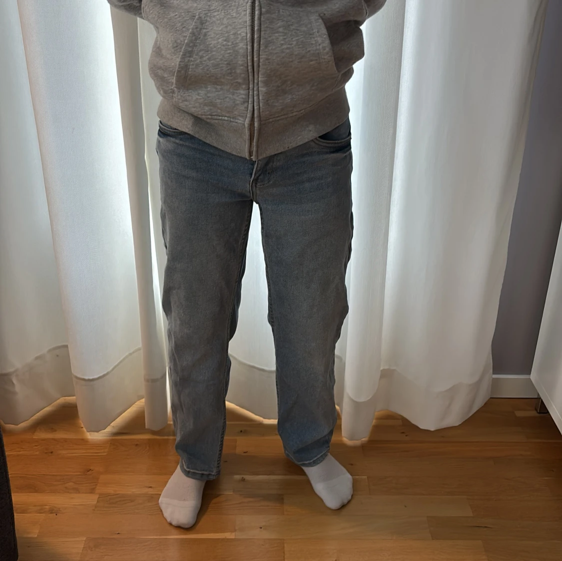 Levi's ljusblå raka jeans