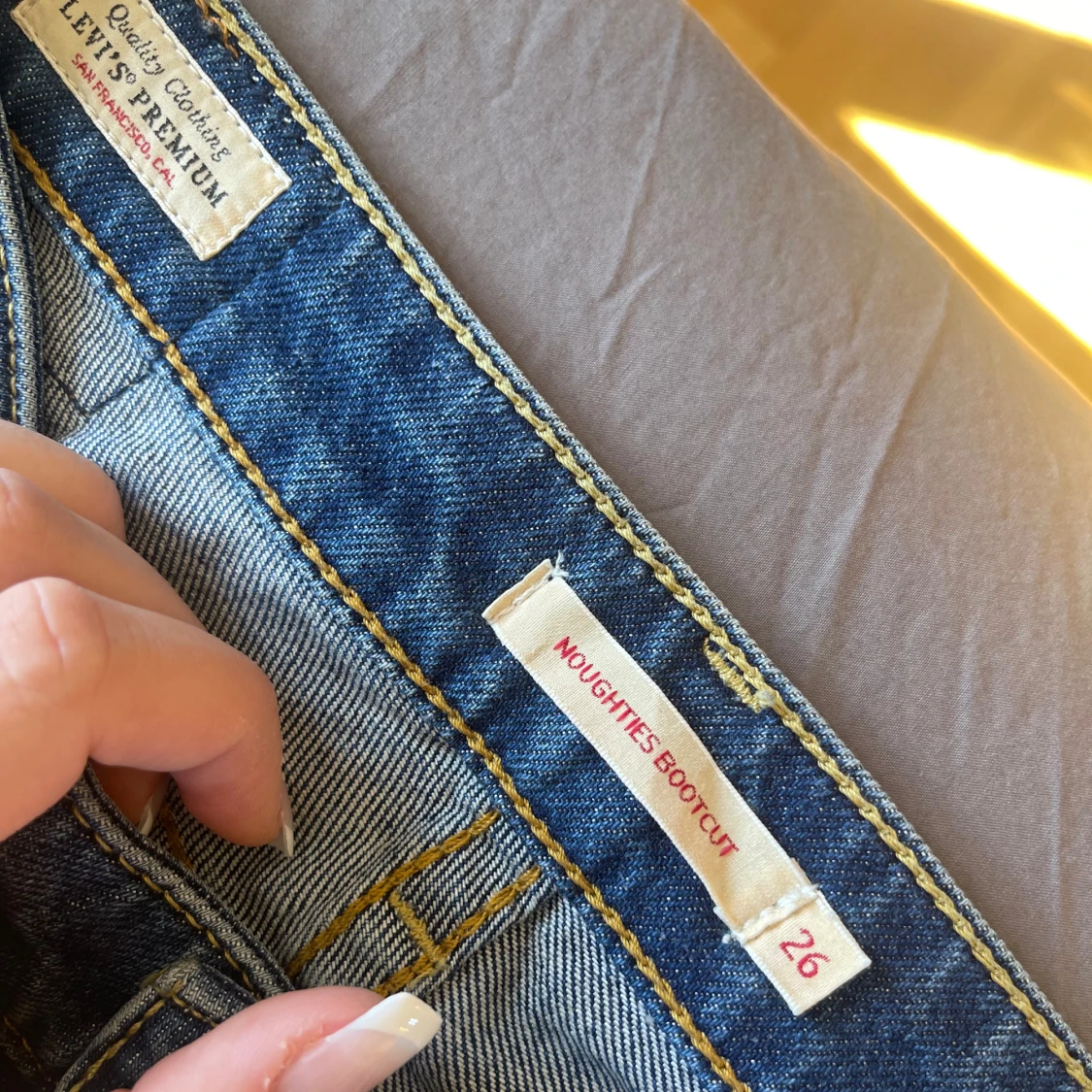 Levi's Bootcut jeans blå strl 26 - 2