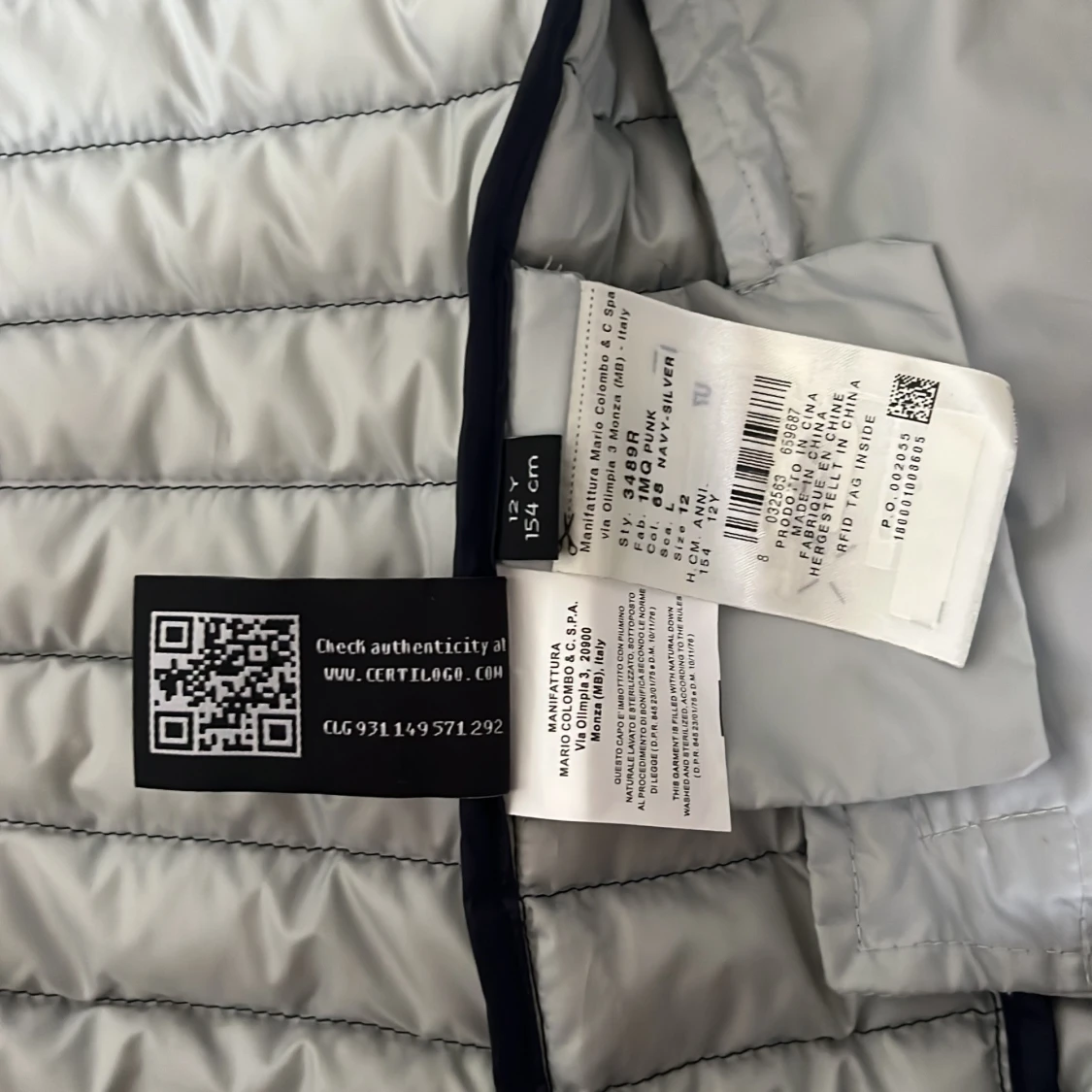 Mörkblå dunväst från Colmar - 2