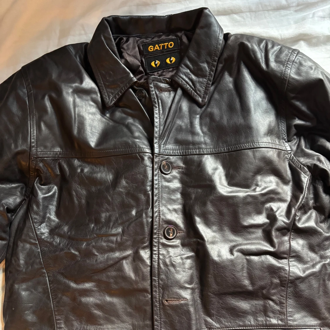 Svart skinnjacka från GATTO