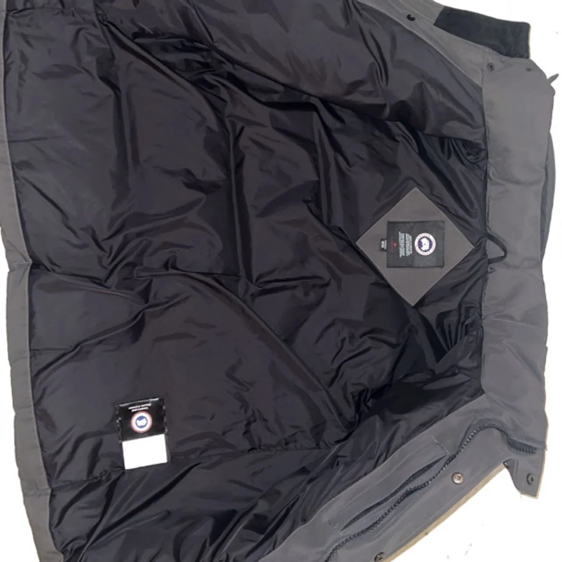 Grå dunjacka från Canada Goose