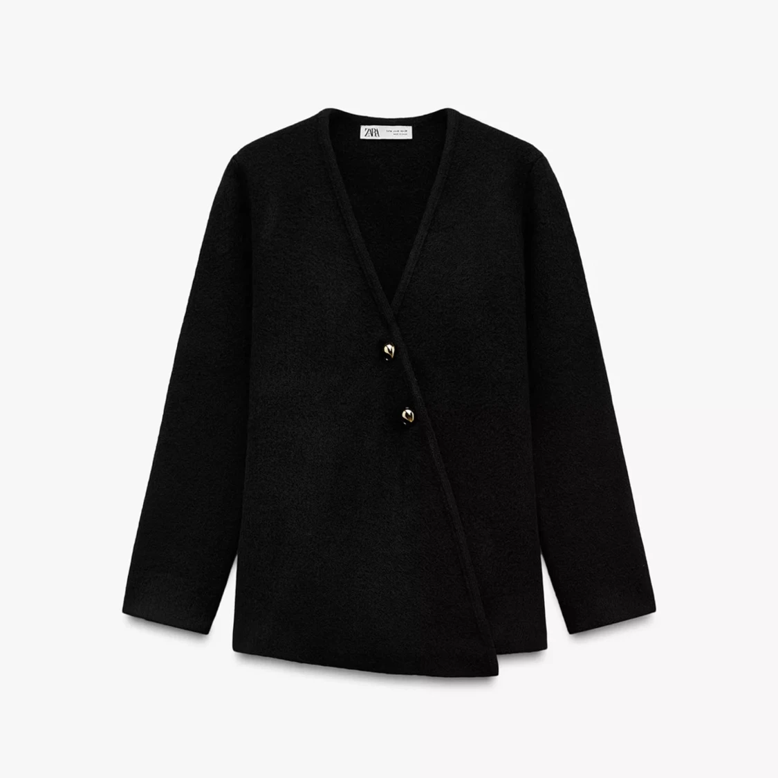 Svart omlottjacka från Zara