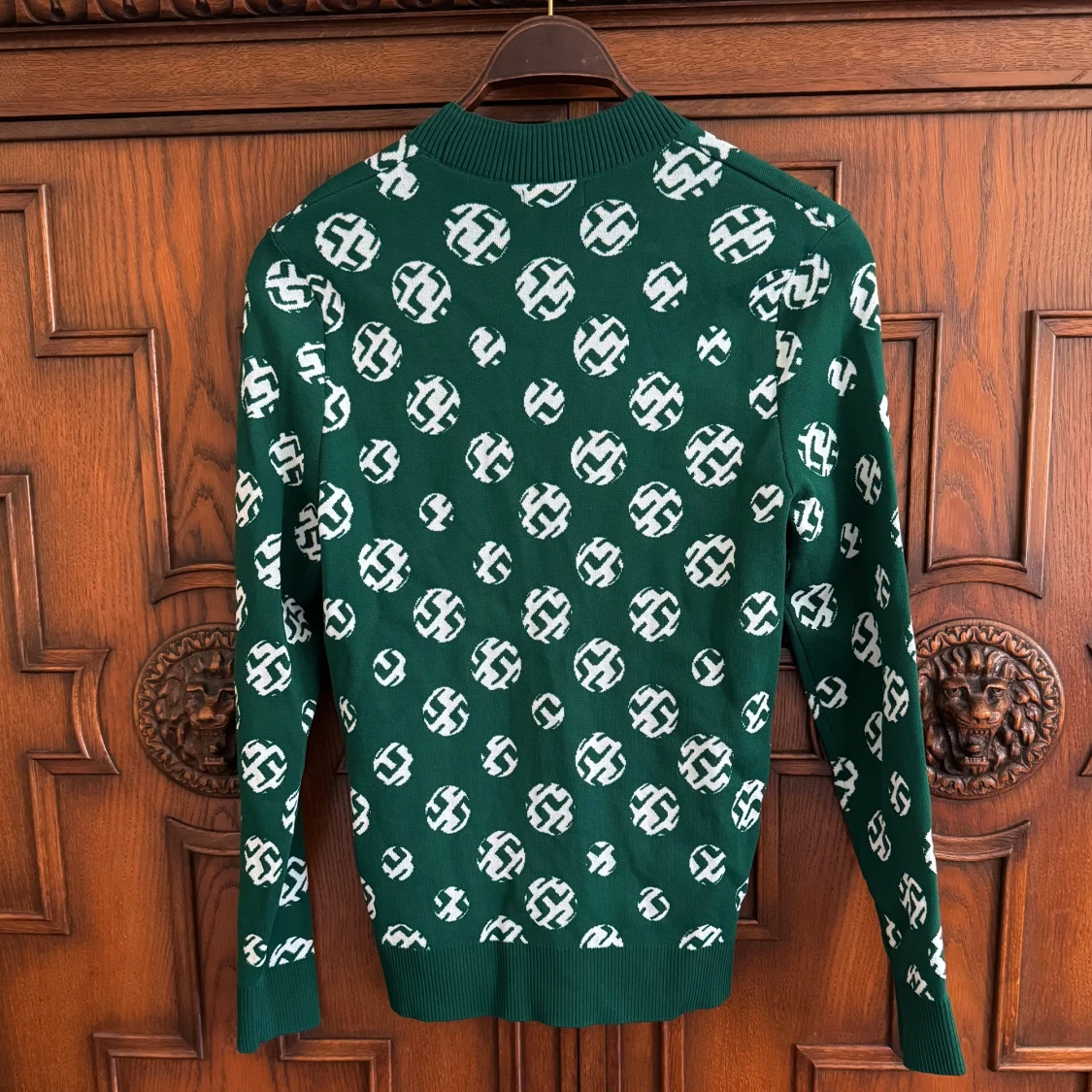 Grön stickad tröja J.Lindeberg S - 1