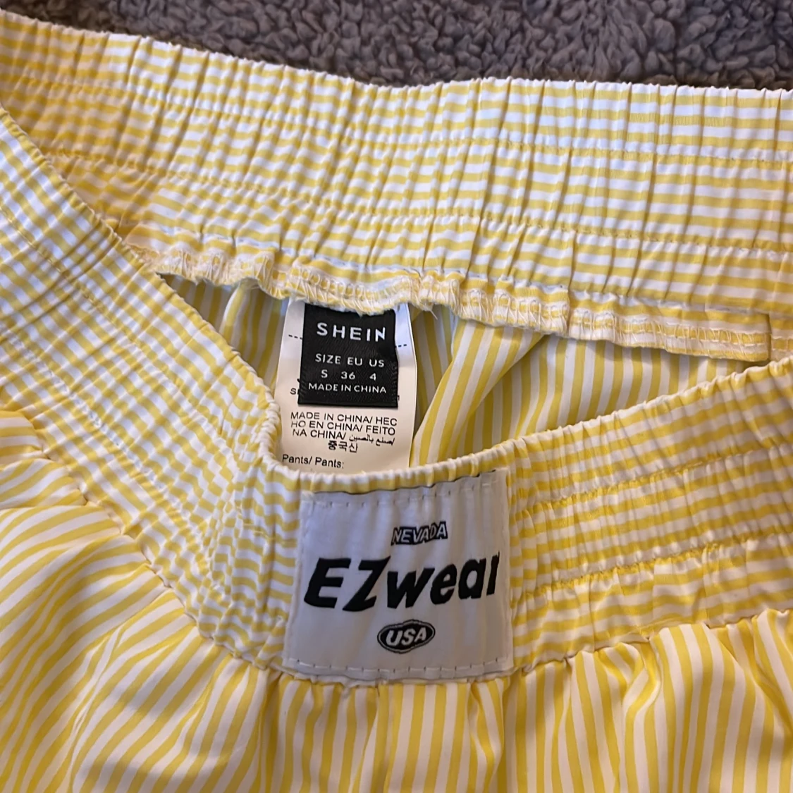 Gula randiga shorts - 1