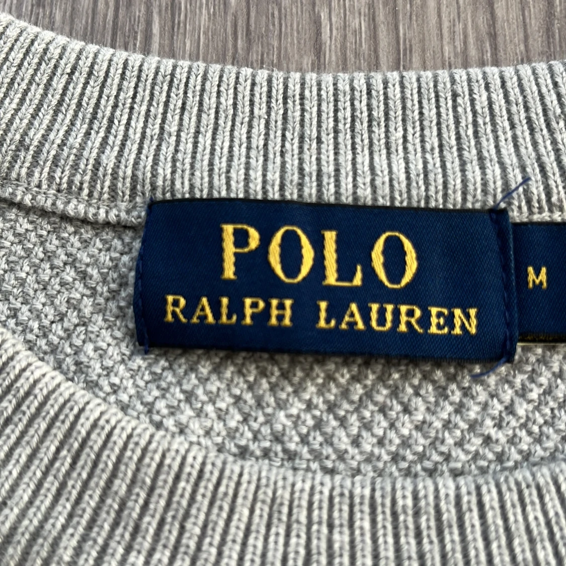 Grå stickad tröja från Polo Ralph Lauren - 3