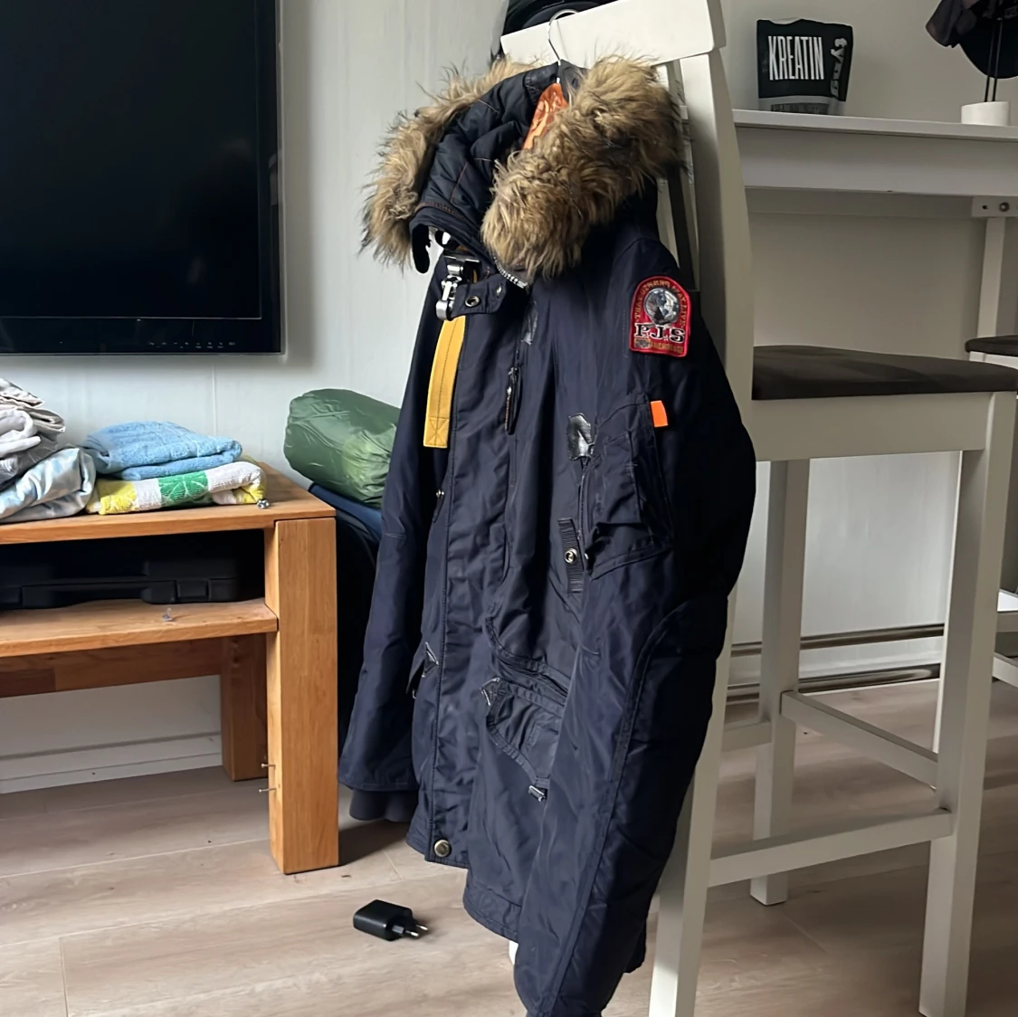 Parajumpers mörkblå dunjacka S - 1