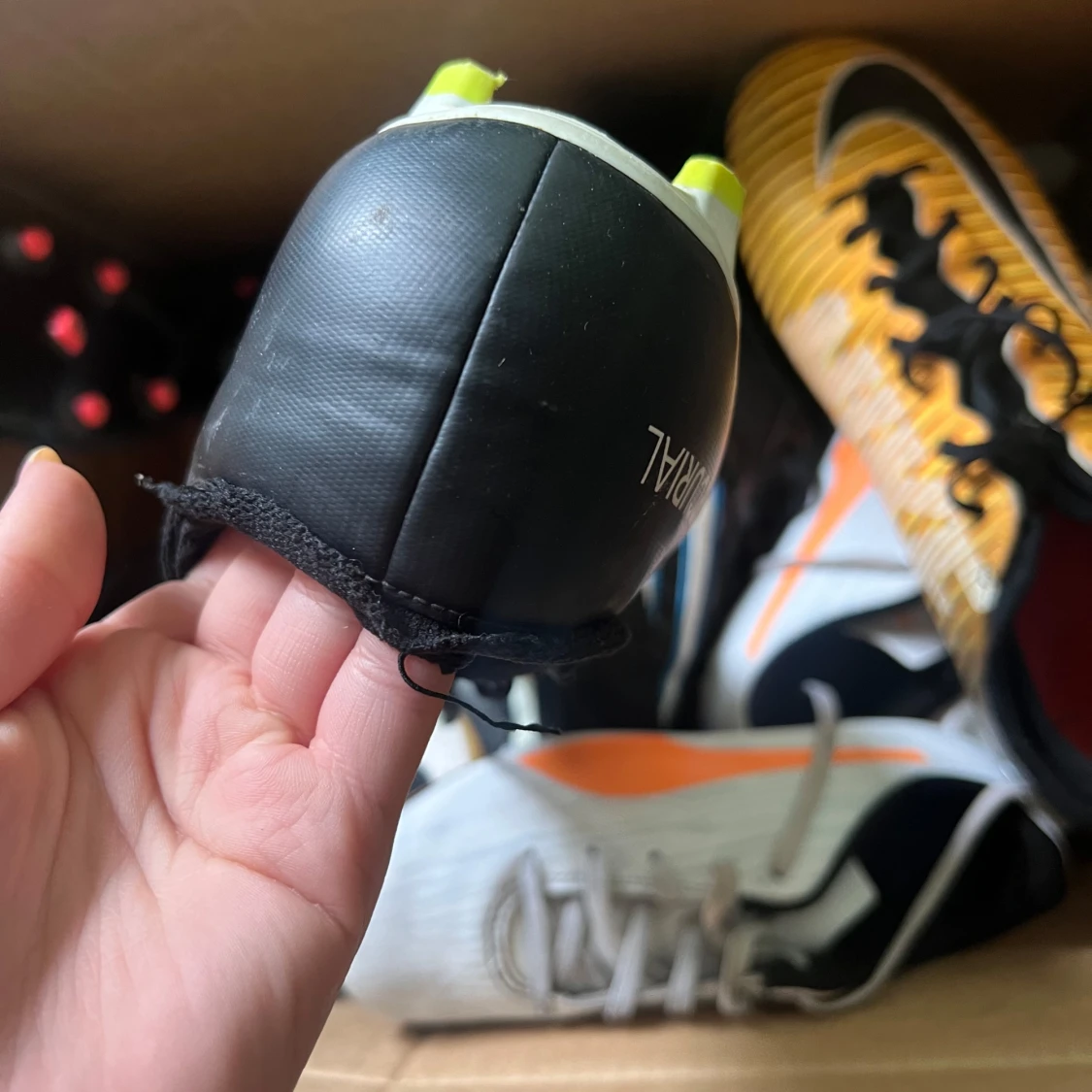 Nike Mercurial fotbollsskor orange/svart - 3