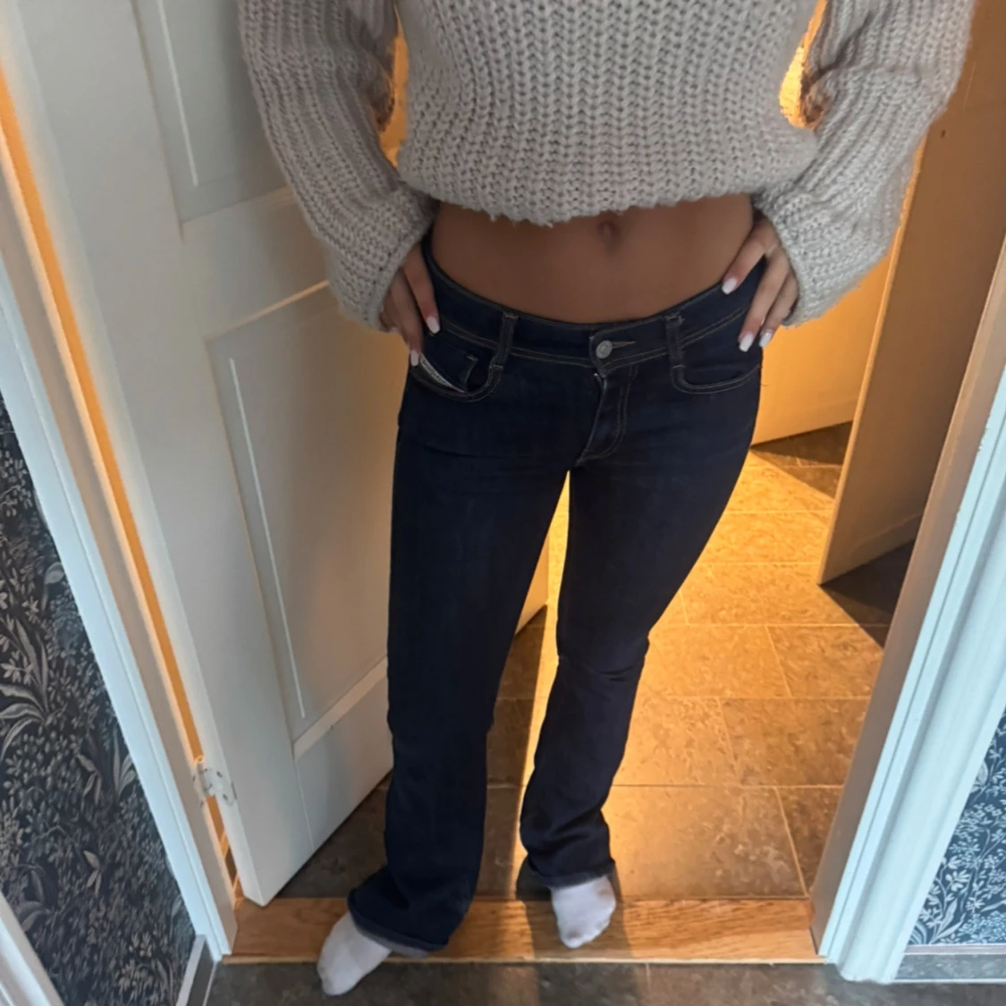 Lågmidjade Diesel jeans
