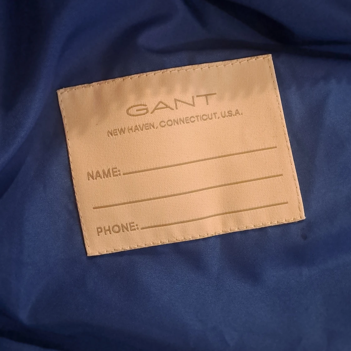 Blå dunväst från GANT - 4