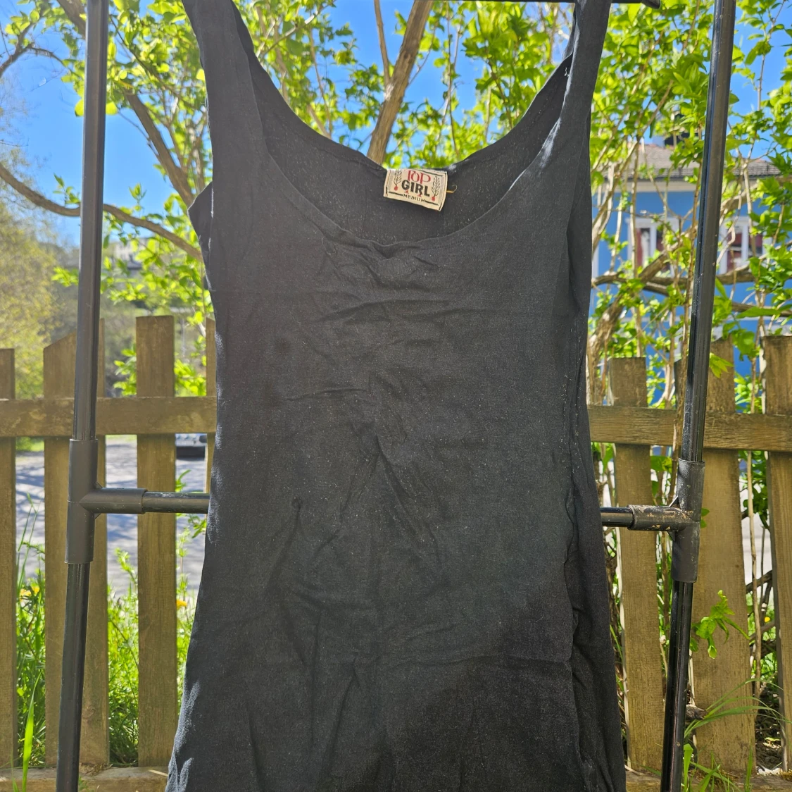 Svart lång topp från TOP GIRL