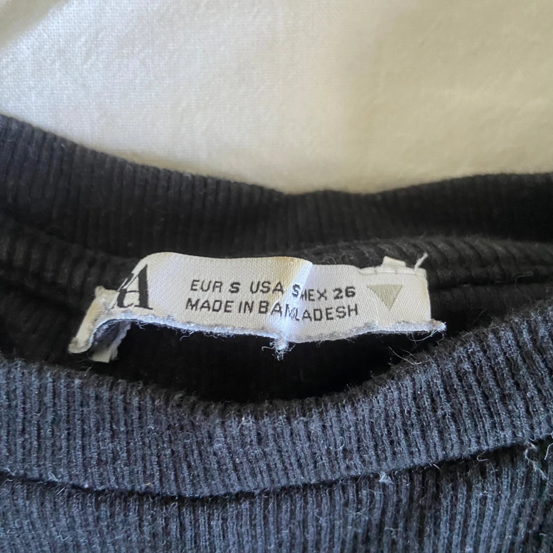 Svart volangtopp från Zara - 1