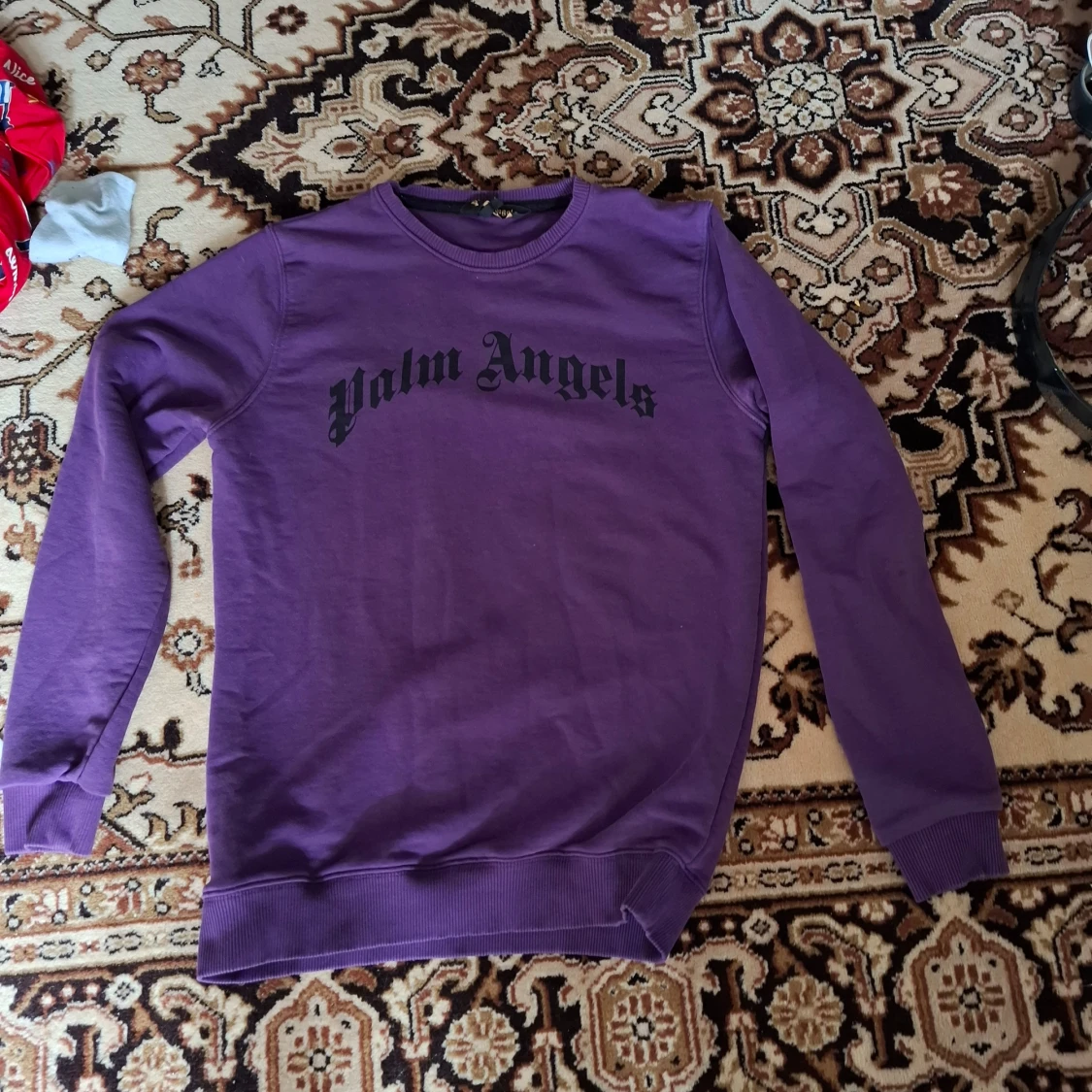 Lila sweatshirt från Palm Angels
