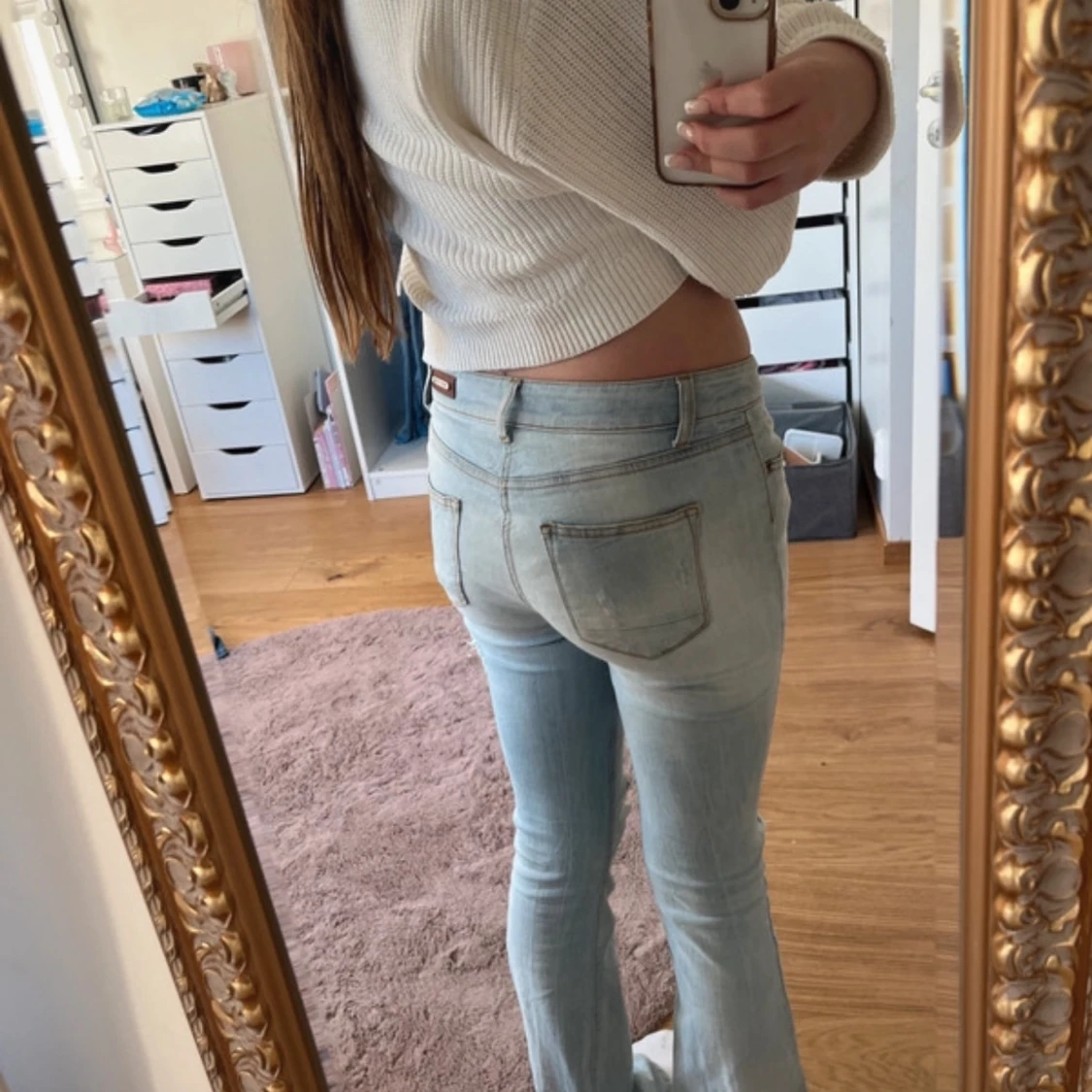 Ljusblå bootcut jeans från Reign Italia - 4