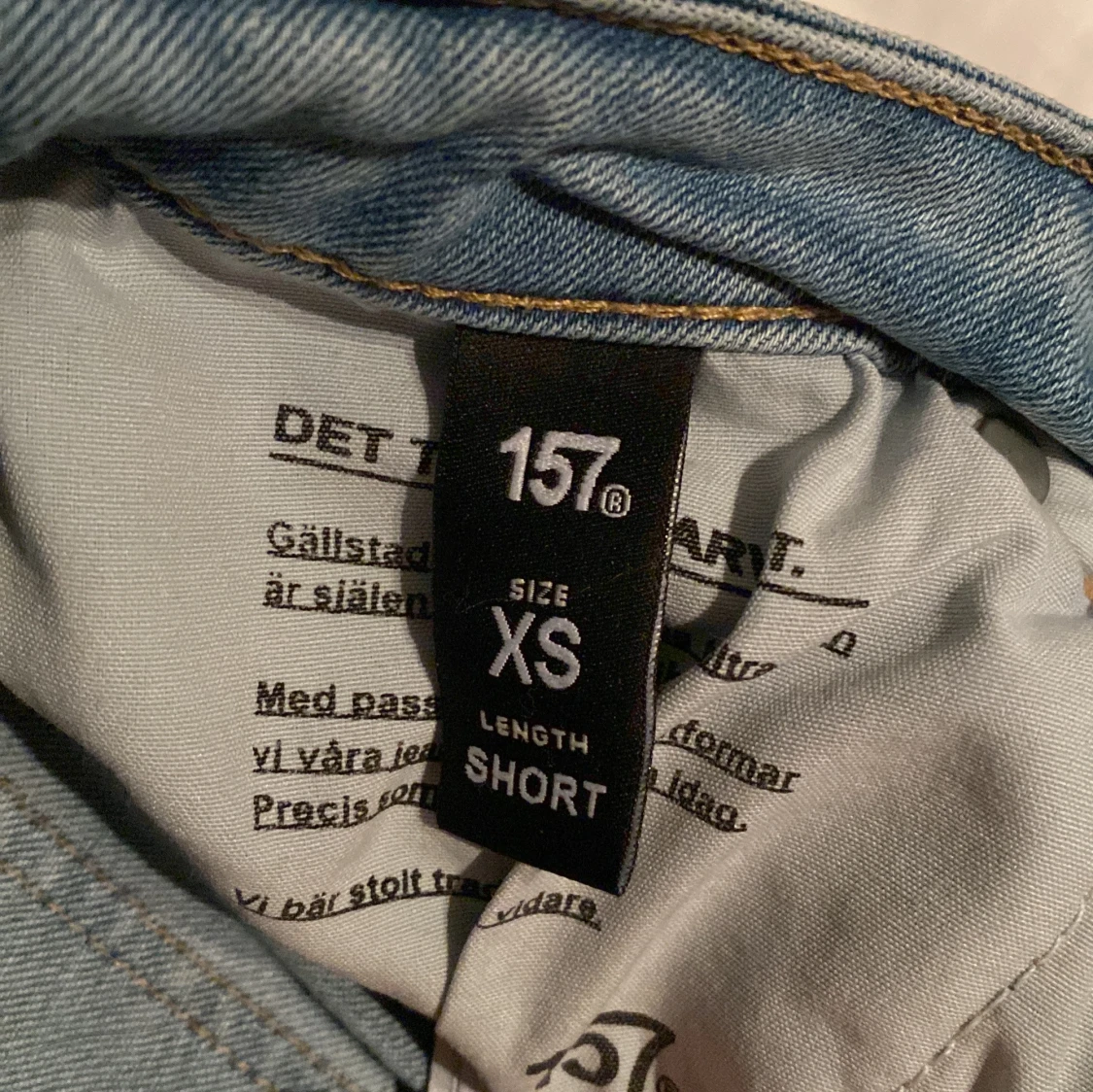 Ljusblå bootcut jeans från 157 - 3