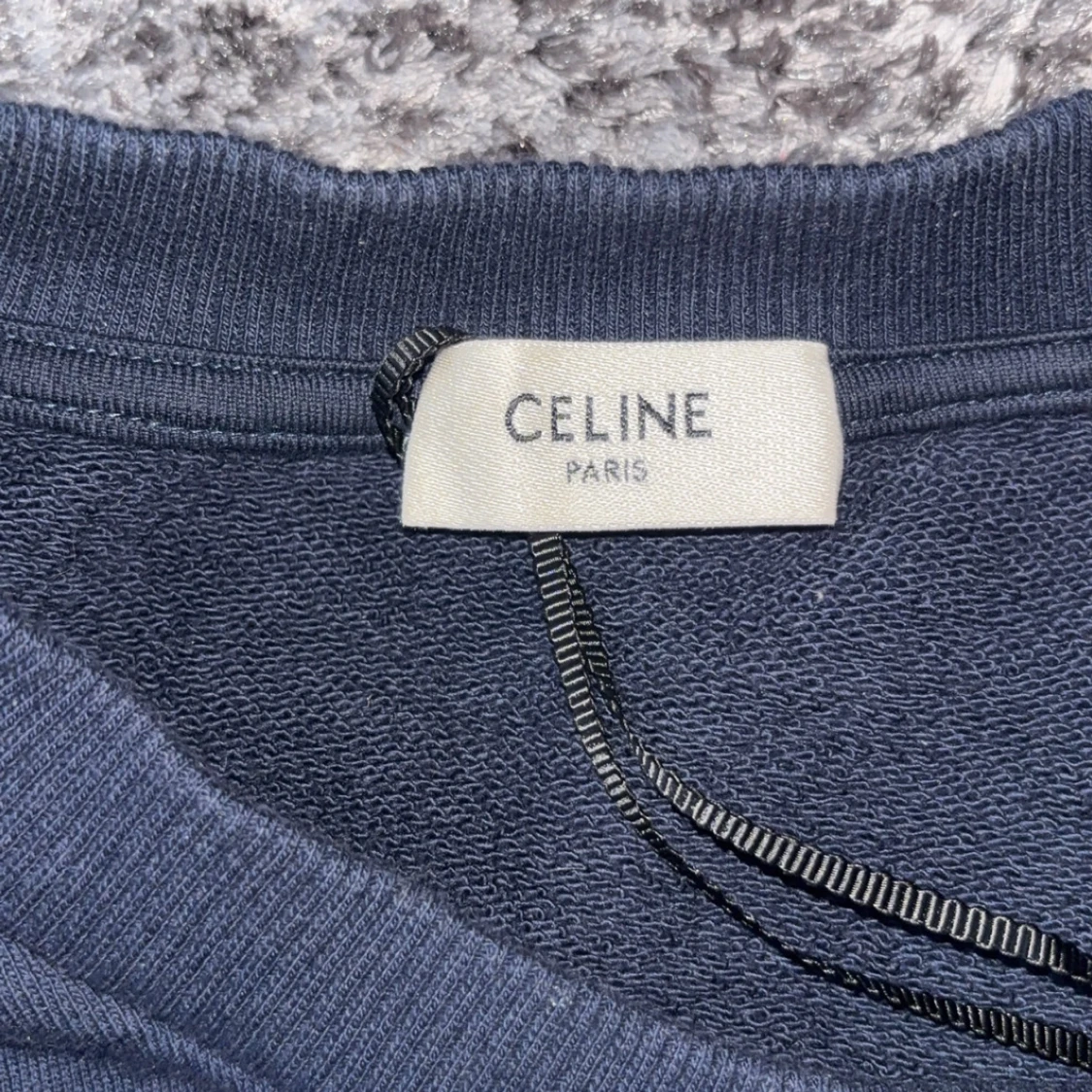 Mörkblå sweatshirt från Celine - 2